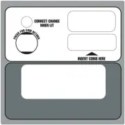 Dixie Narco Coin Insert Bezel For E-Model Machines 276E, 501e, 600E