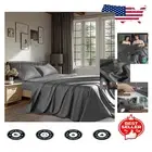 Luxurious 100% Organic Cotton King Sheets Set, 1200 Thread Count & Deep Pocket