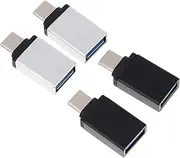 TINEASUR Type-c to USB Adapter Pack of 4 Data Transferring for Multiple Devices Perfect for Laptop Phone Earphone Desktop