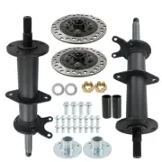 40" Rear Axle Kit （3 Stud Hub）For 5" wheels For Go Kart Golf Cart ATV