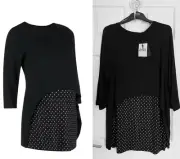 Ladies Maternity Nursing Top Blooming Marvellous Black Pregnancy Discreet Feed