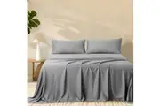 Bedding King 2000TC Super Soft Bamboo Sheet Set - Charcoal