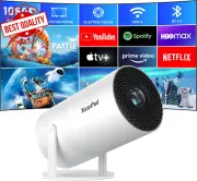 [Netflix Official & Electric Focus] Mini Projector 4K 1080P Supported, Portable