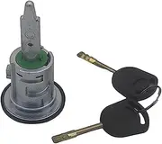 Front Left Door Lock Barrel YC15V220K51BA 4060639, for Ford, Transit MK7 2006-2014 MK6 2000-2006 with 2 Keys Auto Ignition Lock Cylinder
