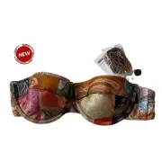 Zimmerman Multicolor Paisley Bandeau Bikini Top Swimsuit Women 6-8 NWT | 69-14