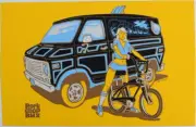 Porkchop / Jeff Troldahl custom 70's van old school POSTER