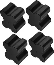 4pcs Shock Absorbing Rubber Pad Car Lift Blocks Rubber Suspension Blocks Aluminum Coil Spring Spacer Rubber Spring Kits Aluminum Alloy Engine Height Increase Spacer Auto Spacer