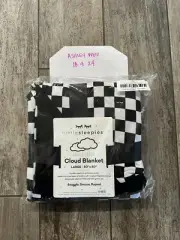 Little Sleepies Cool Checks Cloud Blanket Limited Edition 50x50