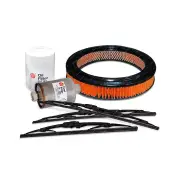 Sakura Front + Rear Wiper Blades & Filter Service Kit for Ford Falcon EB 3.9L