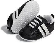 [KIDSUN] Baby Boy Girl Loafer Shoes Infant Canvas Sneaker Soft Sole Newborn Toddler Slip On Moccasins Flats First Walker Crib Shoes