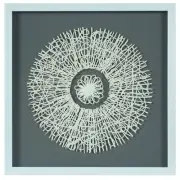 Papier-Mâché Strings Shadow Box Wall Décor