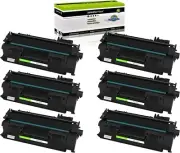 6PK CF280A 80A Black Toner Cartridge Fits For HP LaserJet Pro 400 M401dn M425dn