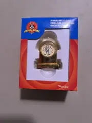 Looney Tunes Bugs Bunny Miniature Clock Wesclox New In Box