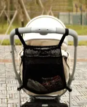 Stroller bag new black mesh bag travel bag stroller pouch bag