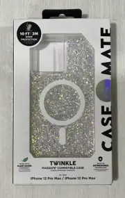 Case-Mate MagSafe Case For iPhone 13 Pro Max/iPhone 12 Pro Max, Twinkle Stardust