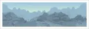 Star Wars limited art print: Mondo "Hoth" by Dan McCarthy never framed LE 475