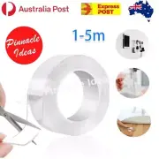 Strong Adhesive Nano Double-Sided Tape Reusable Anti-Slip Clear for Home Office