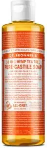 DR. BRONNER'S Pure-Castile Soap Liquid (Hemp 18-in-1) Tea Tree 237ml