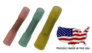 MVP 100 Mixed Heat Shrink Butt Splice Wire Connector 10-22 AWG Red Blue Yellow