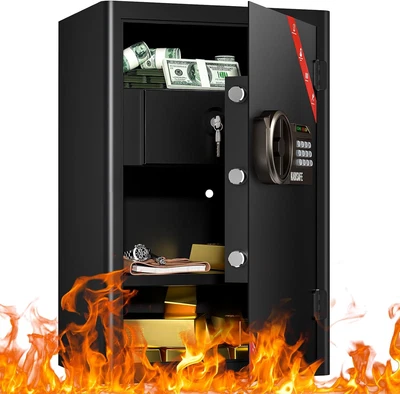 KABISAFE Fireproof Safe box with Fireproof Drawer, 3.0 Cu ft Large Home Safe,...