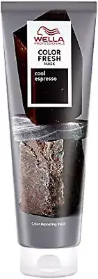Wella Professionals Color Fresh Mask Cool Espresso - Hair Treatment to Revita...