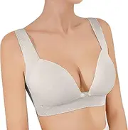 [Generic] Womens Bras No Underwire Front Closure Women's Push up Bra Women