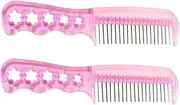 Ipetboom Doll Hair Brush Set 2 Pack Wig Wire Brush Comb for Women Hair Extensions