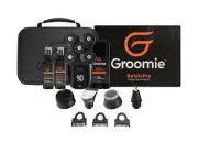 GROOMIE Crispy AF Full Grooming Kit for Bald Men - includes BaldiePro Electri...