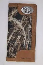 ZEP-PRO Republican Elephant REALTREE MAX-5 Roper Camo WALLET TIN GIFT BOX