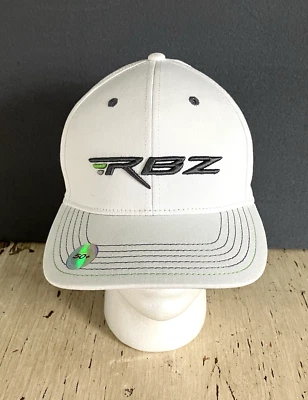 TaylorMade RBZ Golf Hat Cap Size S/M Rocketballz A-Flex Stretch Fit White UPF 50