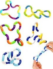Fidget Toy Set, Tangle Autism Toy, Stim de Toys for Stress Relief, Twister, Hand Eye Coordination Toy, Autism Hand Toy (Mixed Colours)