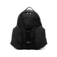 在飛比找Yahoo!奇摩拍賣優惠-[全新真品代購] Y-3 LOGO織帶 黑色 後背包 (Y3