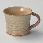 Handmade UnoF coffee cup, approximately 11.7 cm in diameter, tea-co From Japan
