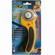 OLFA 45mm Deluxe Handle Rotary Cutter - RTY-2/DX -Ergonomic Deluxe Safety Design