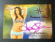 2015 Benchwarmer ALEX CAPRIOLA Treasure Chest #1 Pink Foil Auto/25 PLAYBOY Sexy