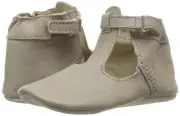ROBEEZ BABY GIRLS FIRST STEPS T-STRAP TAUPE SIZE 9-12 MO CRIB SHOES NIB