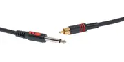 Redback 1m 6.35mm TS Jack To RCA Male Microphone Cable