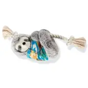 Fringe Studio SLOWN' DOWN FOR SUMMER SLOTH Rope Plush Dog Toy