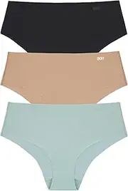 [DKNY] Women's Litewear Cut Anywhere Hipster 3 Pack