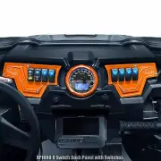 Polaris RZR XP1000 Orange Performance Upgrade 8switch Dash Panel Switches incl