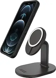 OtterBox MagSafe Wireless Charging Station, Strong Magnetic Alignment and Attachment with MagSafe, Slim Charging Solution for iPhone, Black