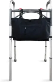 RMS Water Resistant Tote Bag for Walker, Rollator or Scooter (Black)