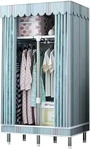 Assemble Wardrobe Closet Steel Frame Open Wardrobe Freestanding Closet Wardrobes Large Capacity Storage for Clothes Room