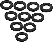 Abaodam 10pcs Trumpet Key Pad Set Soft Scratch- Cotton Washers for Trumpets Cornets French Horns