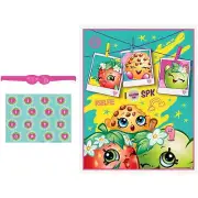 Shopkins Moose Toys Pink Cute Kids Birthday Party Activity Pin Game
