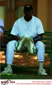 Devon Malcolm England Old Player Cricket Photo 12