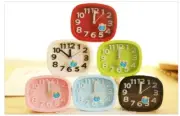 Low Noise Alarm Clock Quiet Clocks Battery Bedside Desk Analogue Silent Clock