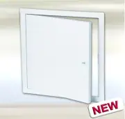 8" X 8" System B10 Metal Access Panel -White Powder Coat with Screwdriver Lock