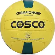 Cosco Championship Tennis Ball, Yellow, Size 5