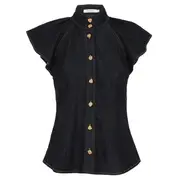 [ZIMMERMANN] Crush Flutter Sleeve Shirt